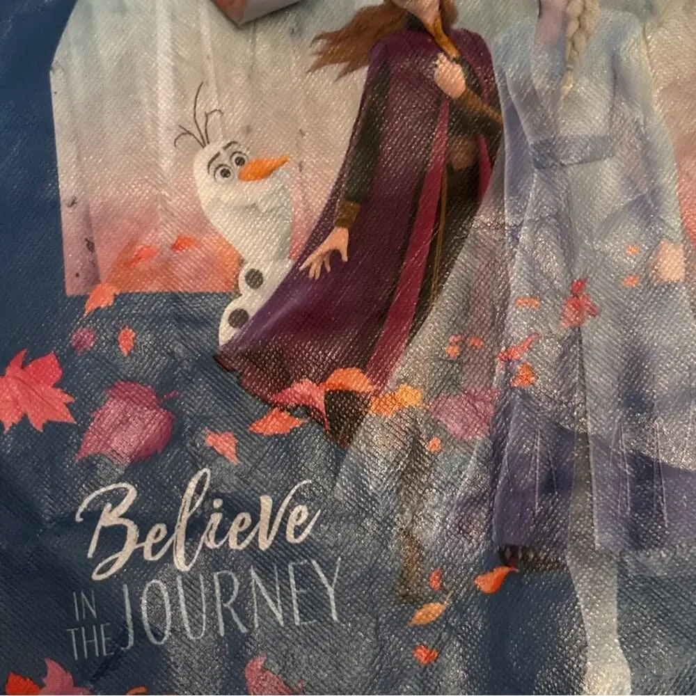 Disney Frozen Tote Bag with Elsa and Olaf in Blue